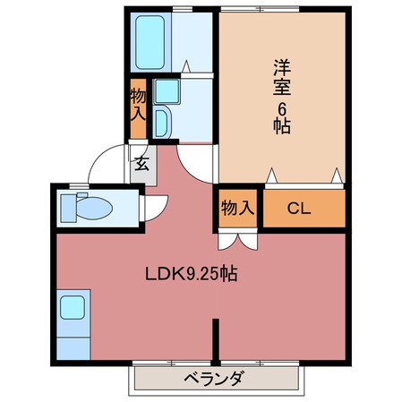 アネックス西正和台の物件間取画像